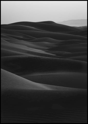 Black dunes | EINGERAHMTE BILDER