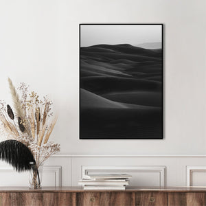 Black dunes | EINGERAHMTE BILDER