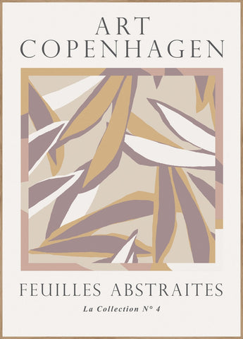 Feuilles abstraites 1 | EINGERAHMTE BILDER