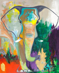 Gade / Elephant dream | ORIGINAL GEMÄLDE