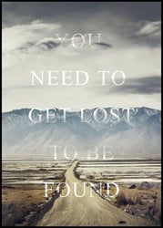 Get lost | EINGERAHMTE BILDER