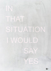 In that situation | POSTER