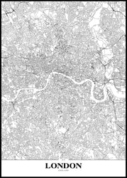 Map London | EINGERAHMTE BILDER