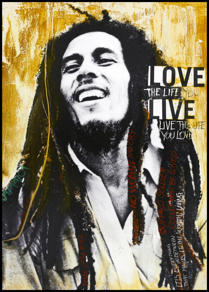 Marley by artist | EINGERAHMTE BILDER