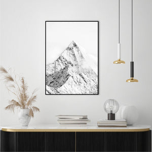 Mountain top white | EINGERAHMTE BILDER