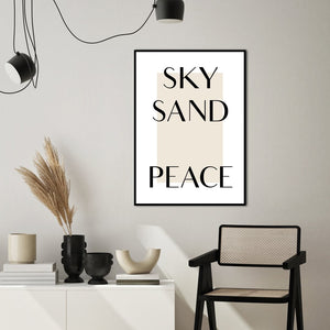 Sky Sand Peace | POSTER