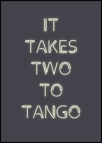 Two to tango | EINGERAHMTE BILDER